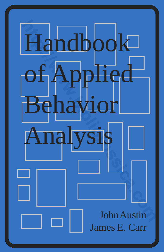 Handbook of applied behavior analysis
