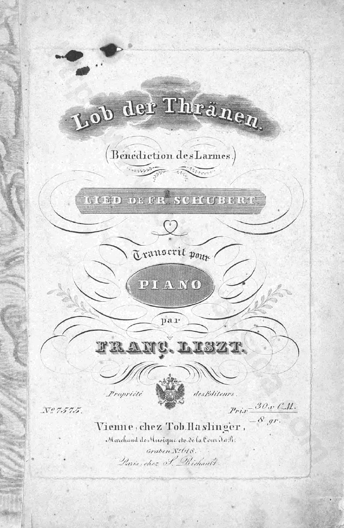 Lob der Thranen
